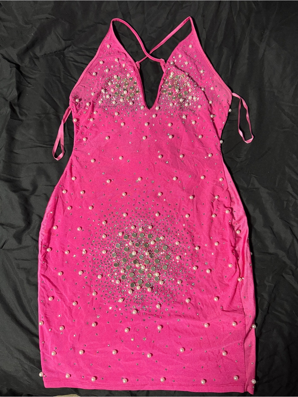 Stargazing Mini Dress - Pink